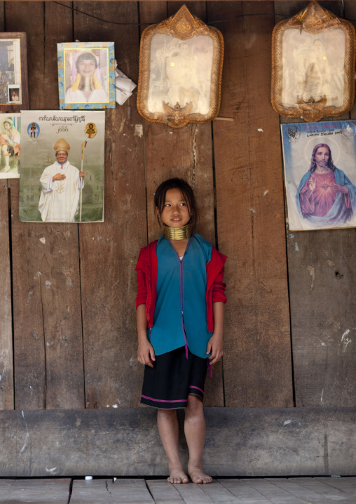 Miss muko, Karen long neck girl, Nam peang din village, Thailand