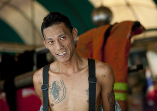 Fireman, Bangkok, Thailand