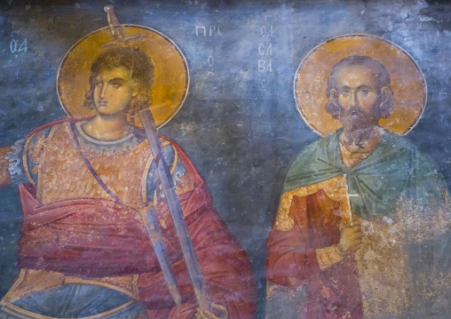 Mosaics and paintings in the byzantine church of st. Savior in Chora, Edirnekapı, istanbul, Turkey