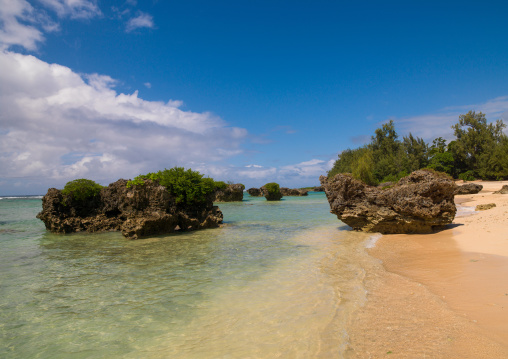 Big rocks on Eton beach, Shefa Province, Efate island, Vanuatu