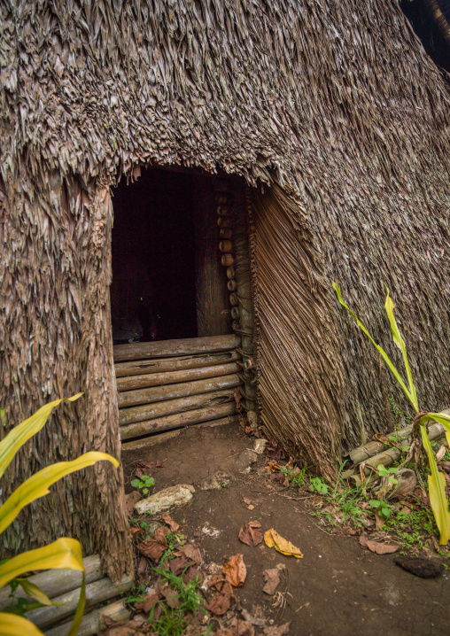 A traditional meeting place called a nakamal where takes place the kava ceremony, Malampa Province, Malekula Island, Vanuatu