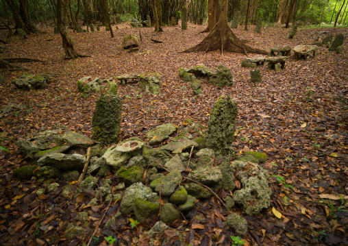 Amelbati site of former cannibal ceremonies, Malampa Province, Malekula Island, Vanuatu