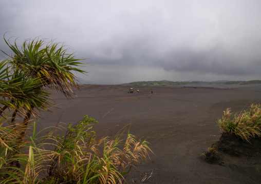 Landscape in volcano yasur, Tanna island, Mount Yasur, Vanuatu