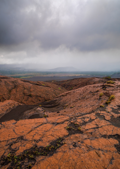 Crusts and ashes around mount Yasur volcano, Tanna island, Mount Yasur, Vanuatu