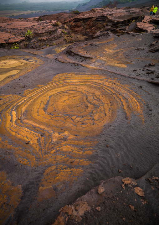 Crusts and ashes around mount Yasur volcano, Tanna island, Mount Yasur, Vanuatu