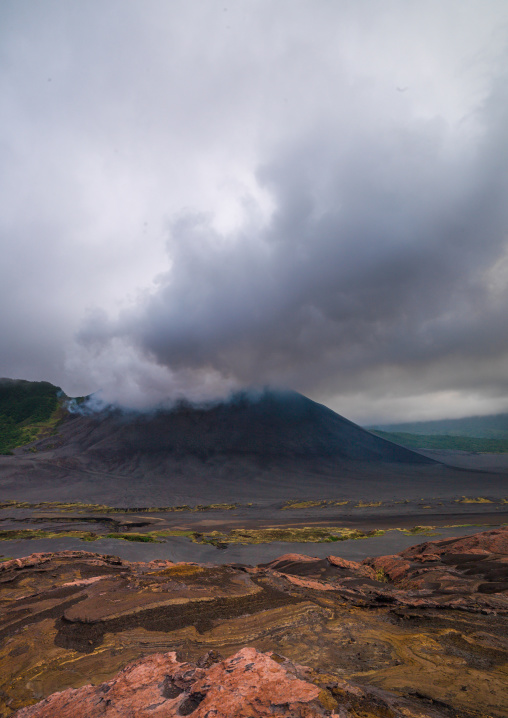 Eruption of mt Yasur volcano, Tanna island, Mount Yasur, Vanuatu