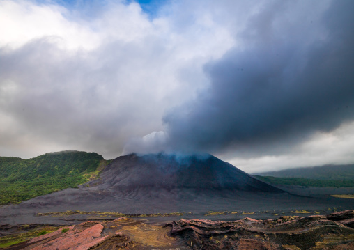 Eruption of mt Yasur volcano, Tanna island, Mount Yasur, Vanuatu