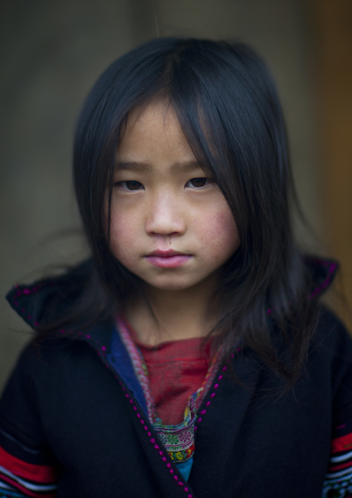 Girl from the black hmong tribe, Sapa, Vietnam