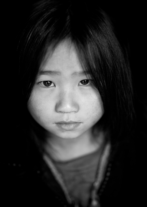 Girl from the black hmong tribe, Sapa, Vietnam