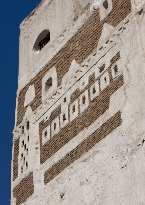 Traditional Building Front, Sanaa, Yemen