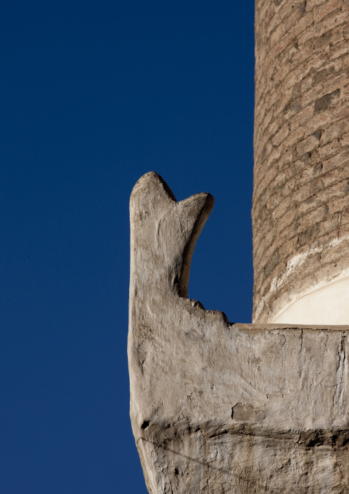 Architectural Detail On The Corner Of A House In Sanaa, Yemen