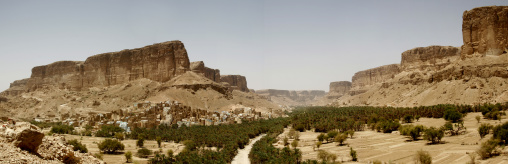 Panorama Of Wadi Doan, Hadhramaut, Yemen