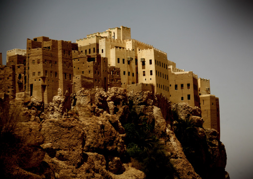 Adobe And Painted Buildings, Al Hajjarin Village,, Wadi Doan, Yemen