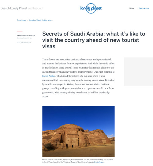 Lonely Planet Magazine - KSA